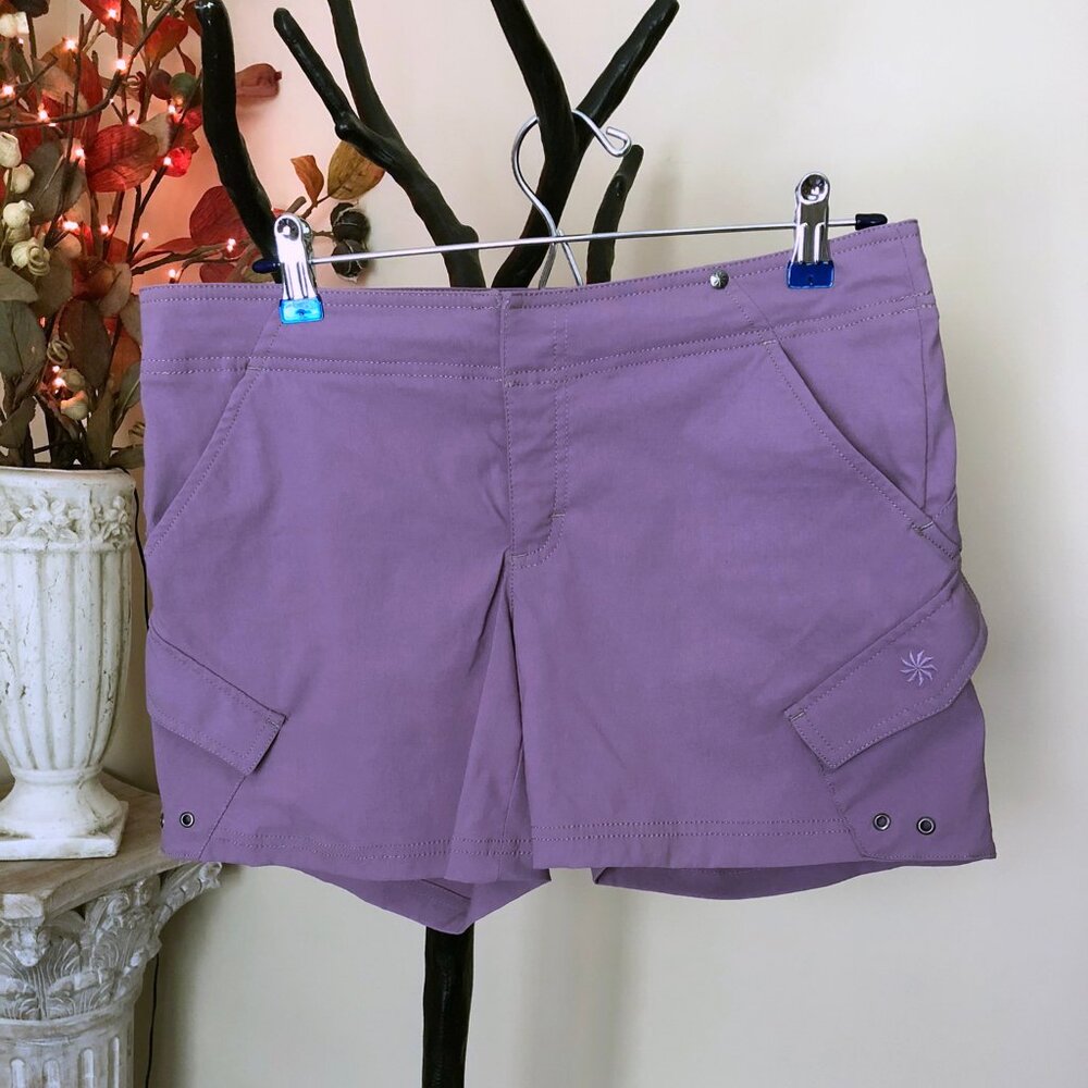 Athleta size 8 cute board shorts purple lilac